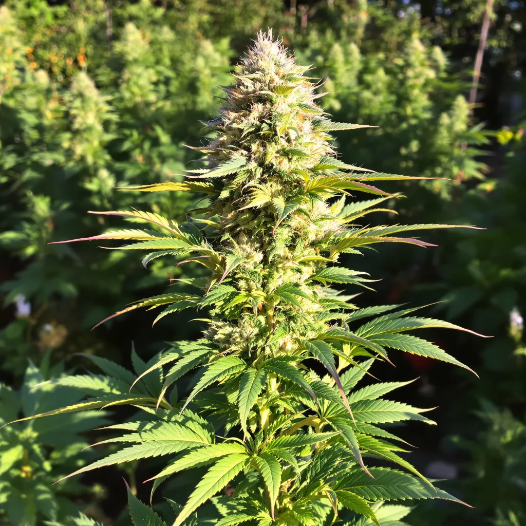 Sexxpot 77% indica / 23% sativa — fleur avec trichomes visibles