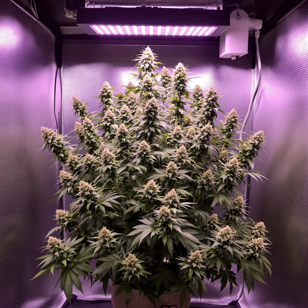 Plante de cannabis Shark Bite en floraison — 120-180 cm féminisée