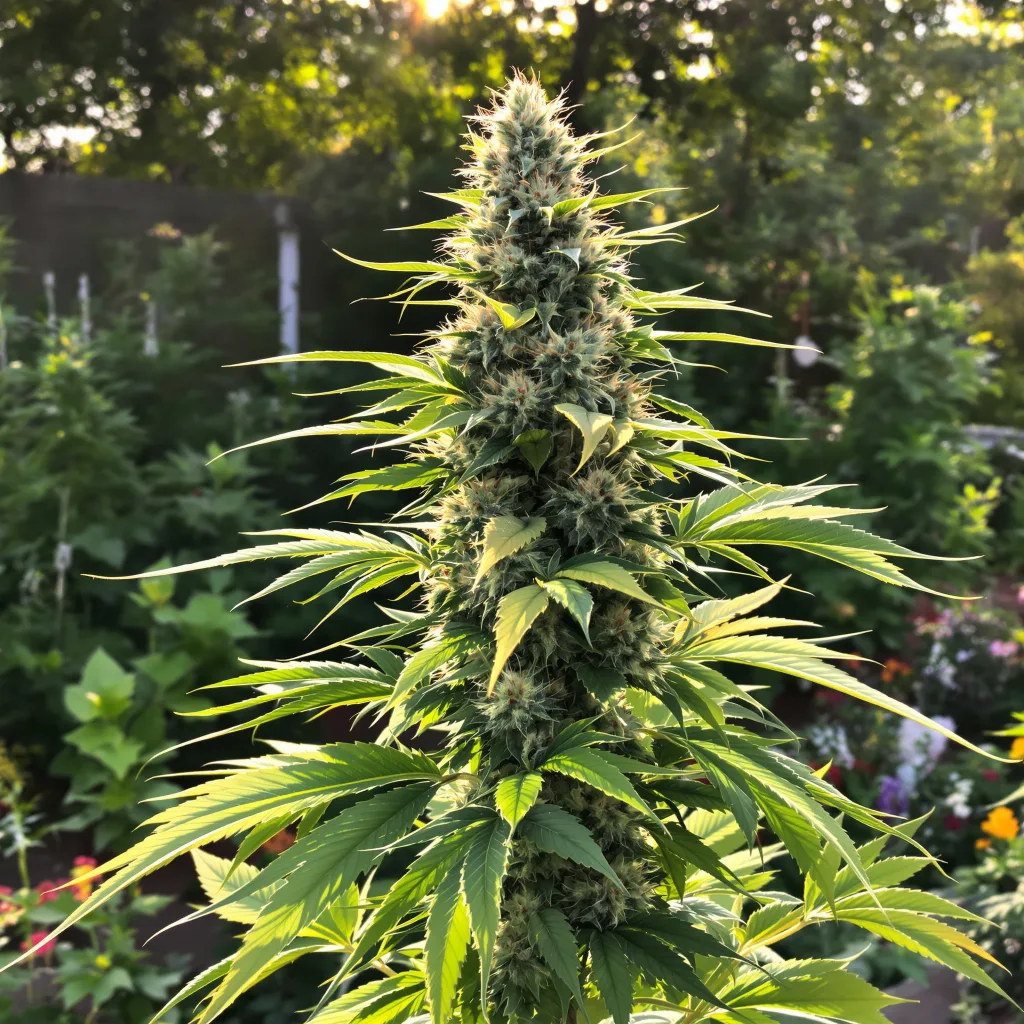 Shipwreck 40% indica / 60% sativa — fleur avec trichomes visibles