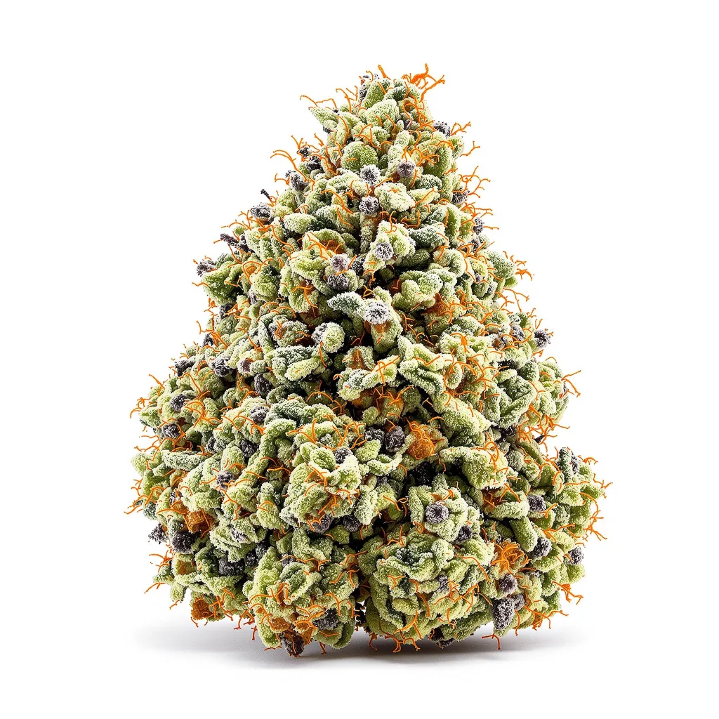 Shipwreck 40% indica / 60% sativa — fleur avec trichomes visibles