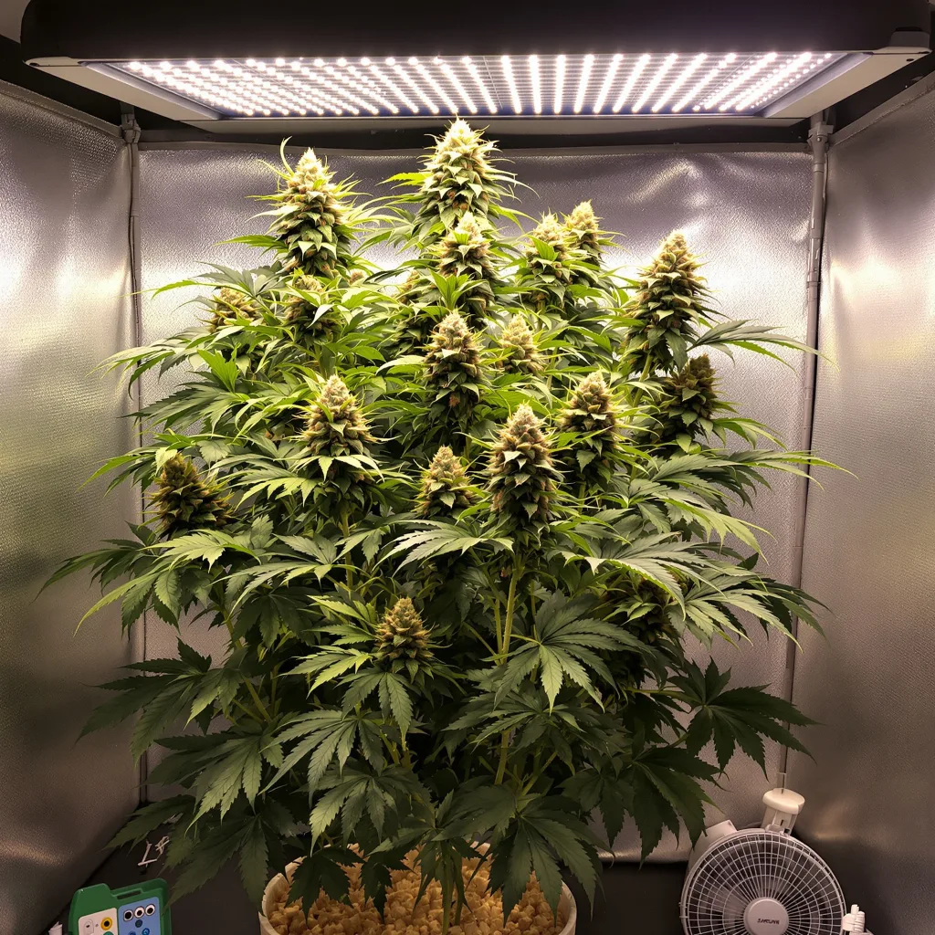 Plante de cannabis Sierra Mist en floraison — 120-180 cm féminisée