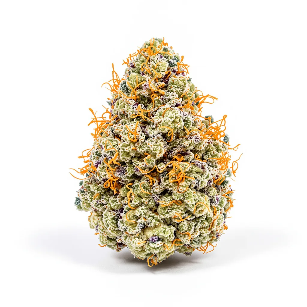 Sierra Mist 39% indica / 61% sativa — fleur avec trichomes visibles
