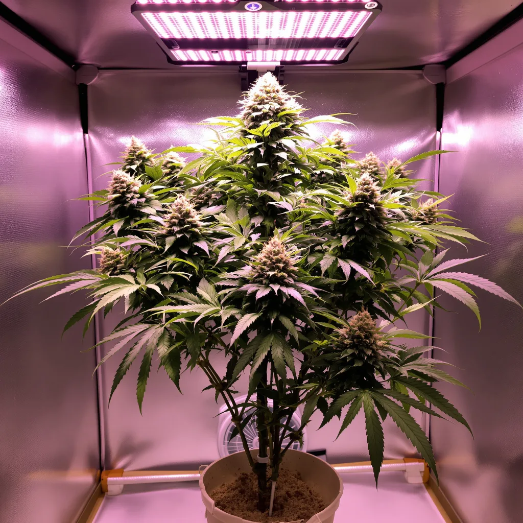 Plante de cannabis Silverback Gorilla en floraison — 90-130 cm féminisée