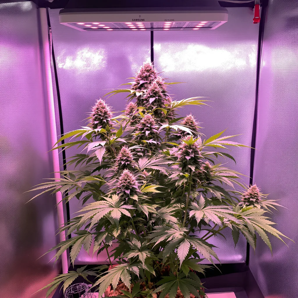 Plante de cannabis Sirius Black en floraison — 90-130 cm féminisée