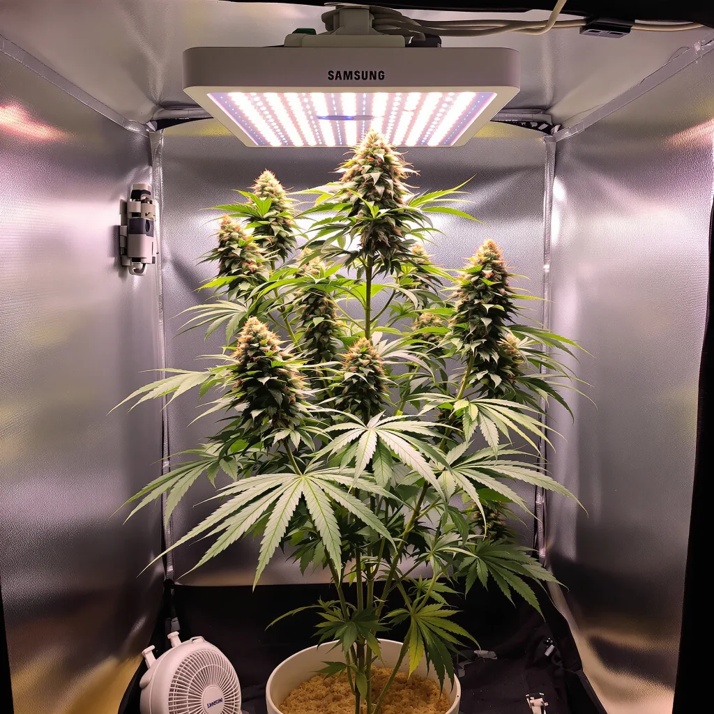 Plante de cannabis Sister Glue en floraison — 60-100 cm autofloraison
