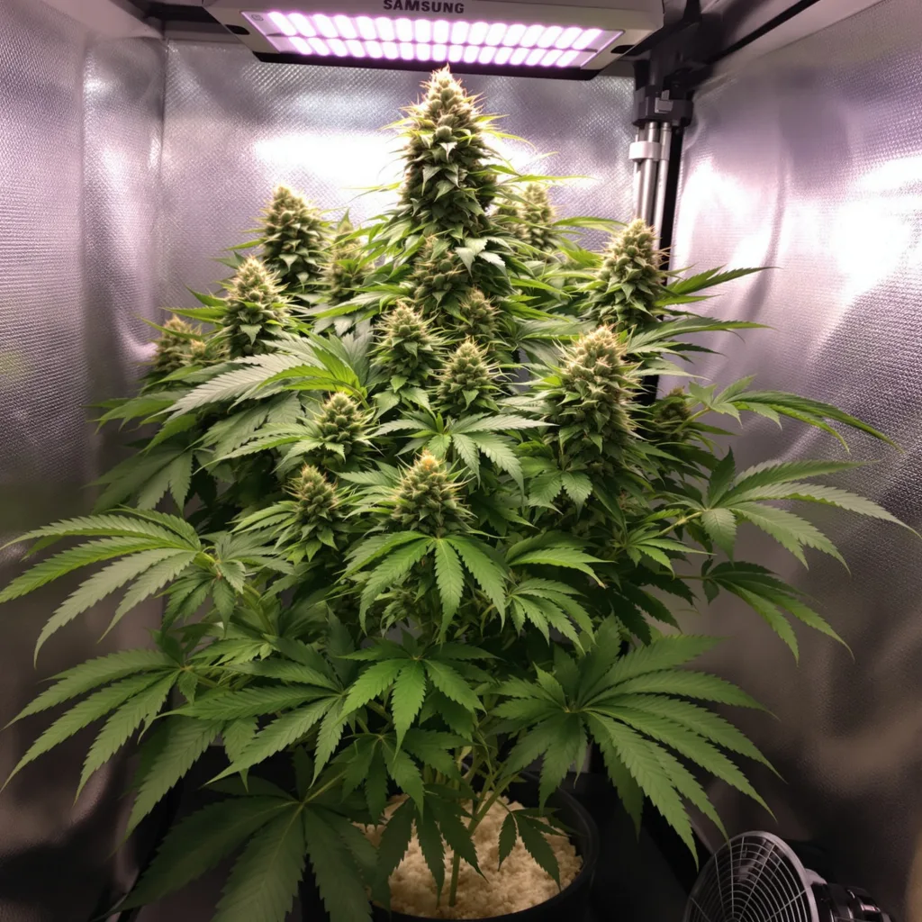 Plante de cannabis Skunk en floraison — 60-100 cm autofloraison