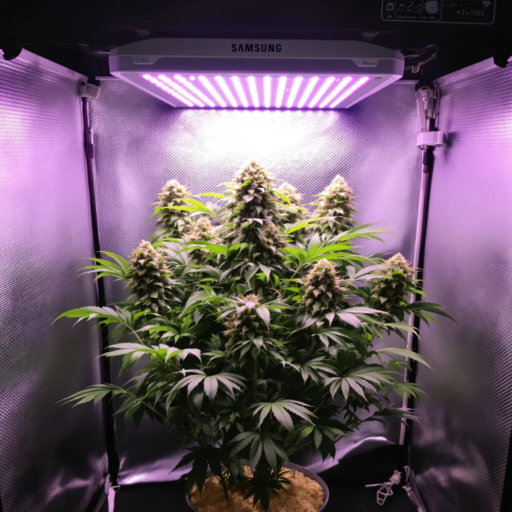 Plante de cannabis Skunk Kush en floraison — 90-130 cm féminisée