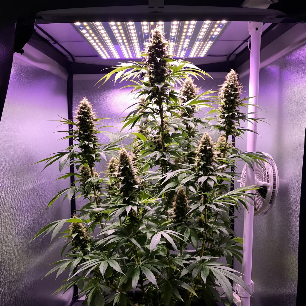 Plante de cannabis Skunky Jack en floraison — 150-200 cm féminisée