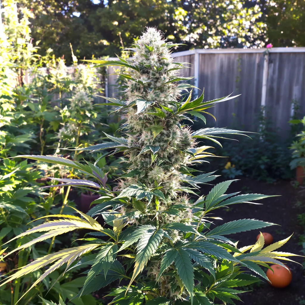 Smelliot 47% indica / 53% sativa — fleur avec trichomes visibles