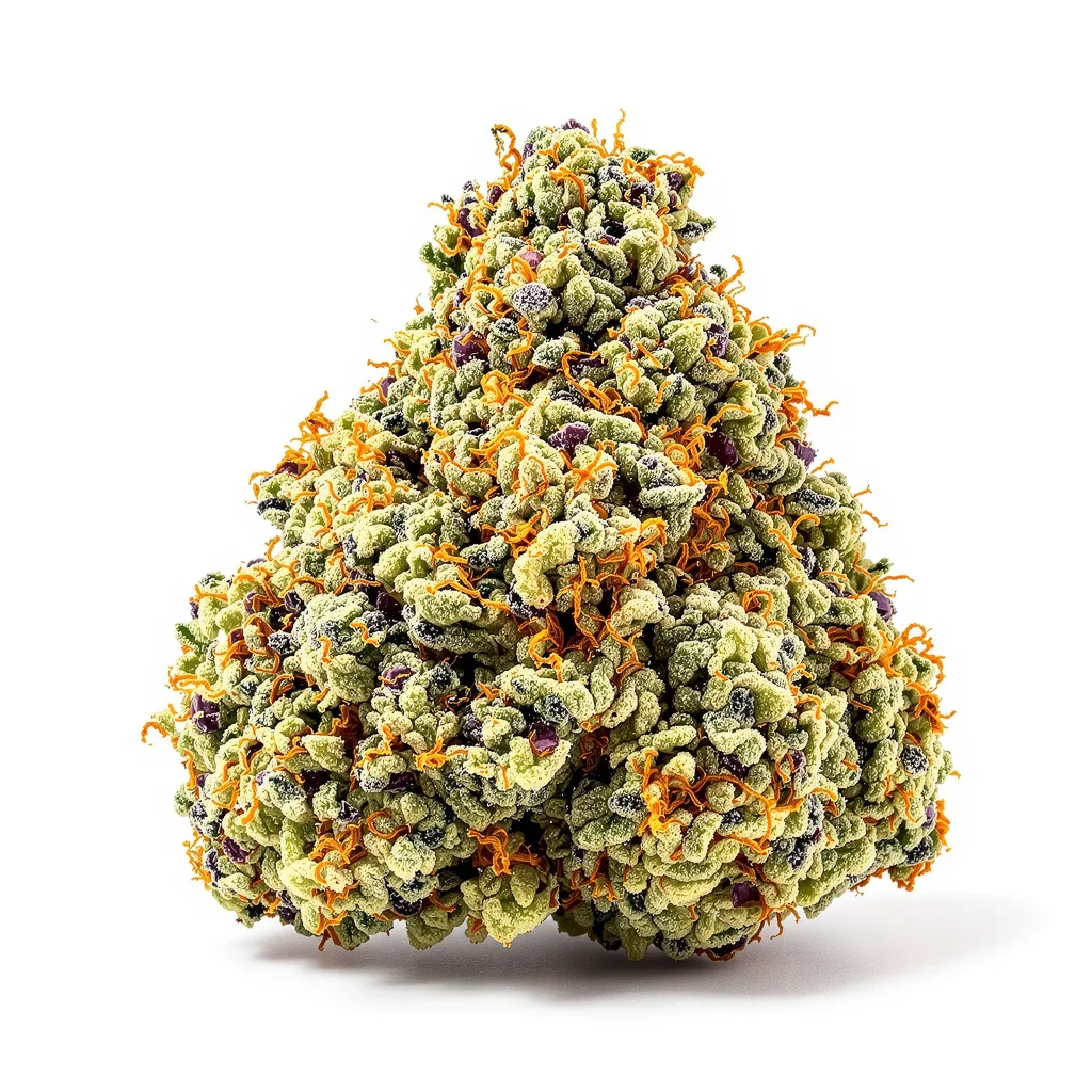Snoop's Dream 50% indica / 50% sativa — fleur avec trichomes visibles