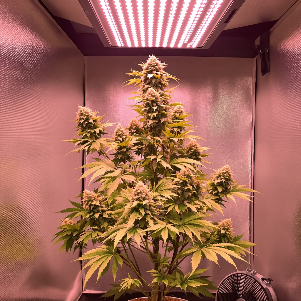 Plante de cannabis Sour Alien en floraison — 60-100 cm autofloraison