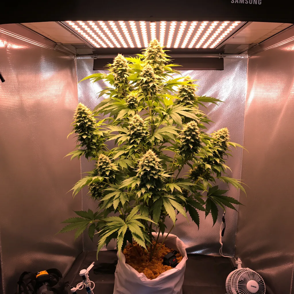 Plante de cannabis Sour Alien en floraison — 120-180 cm féminisée
