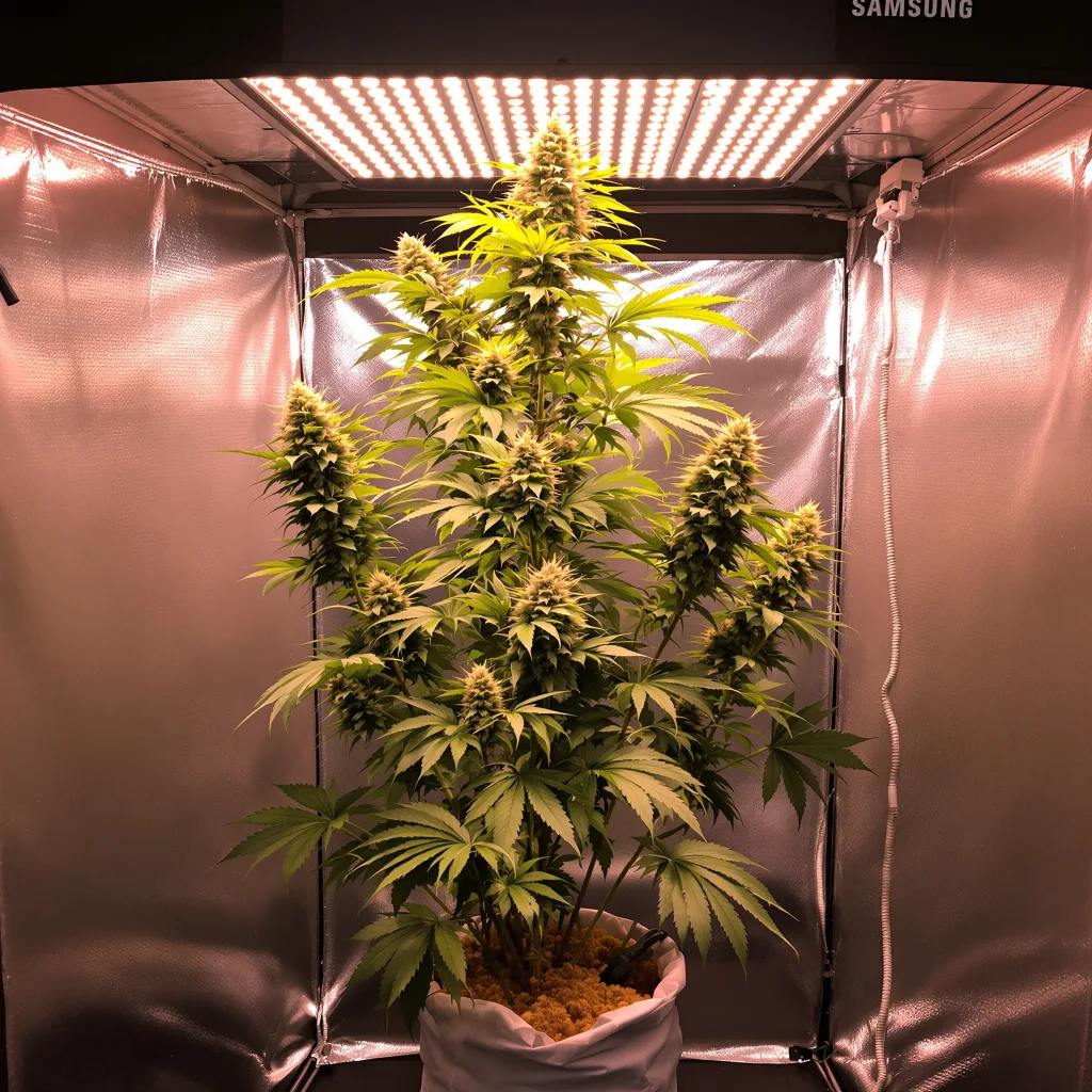 Plante de cannabis Sour Amnesia en floraison — 60-100 cm autofloraison