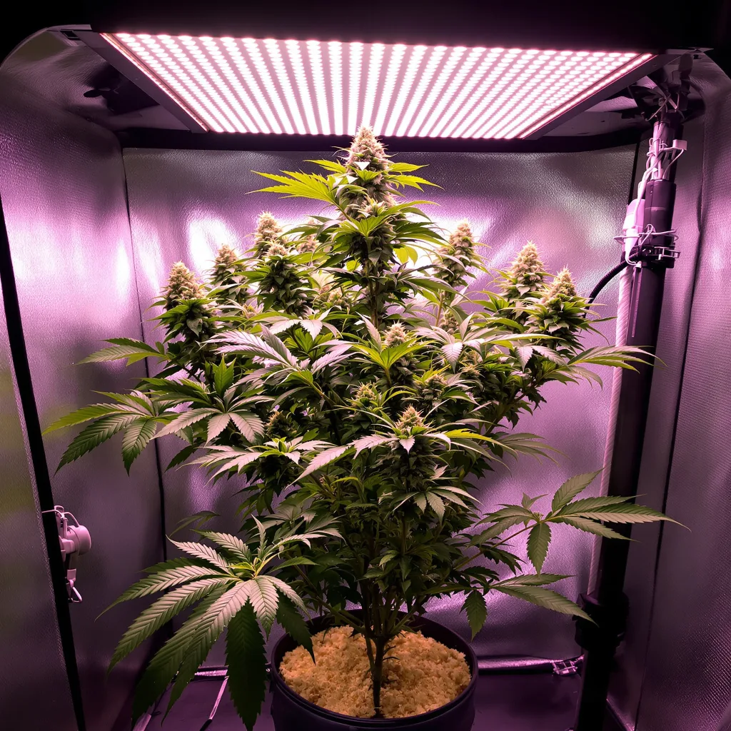 Plante de cannabis Sour Bubble en floraison — 90-130 cm féminisée