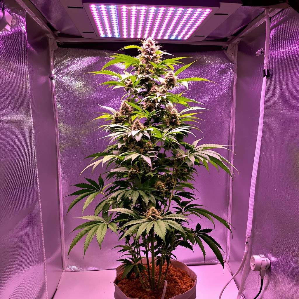 Plante de cannabis Sour Cream en floraison — 150-200 cm féminisée