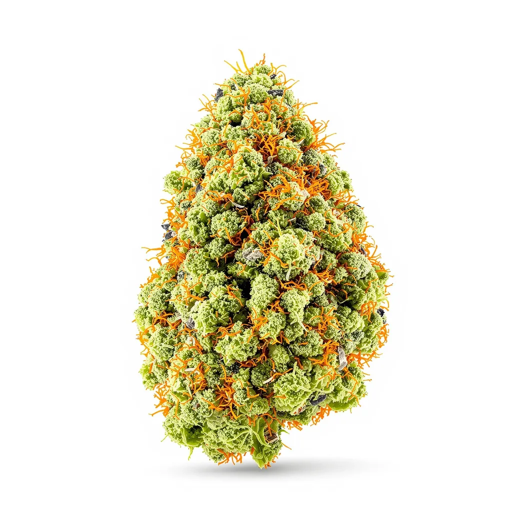 Sour Dream 12% indica / 88% sativa — fleur avec trichomes visibles