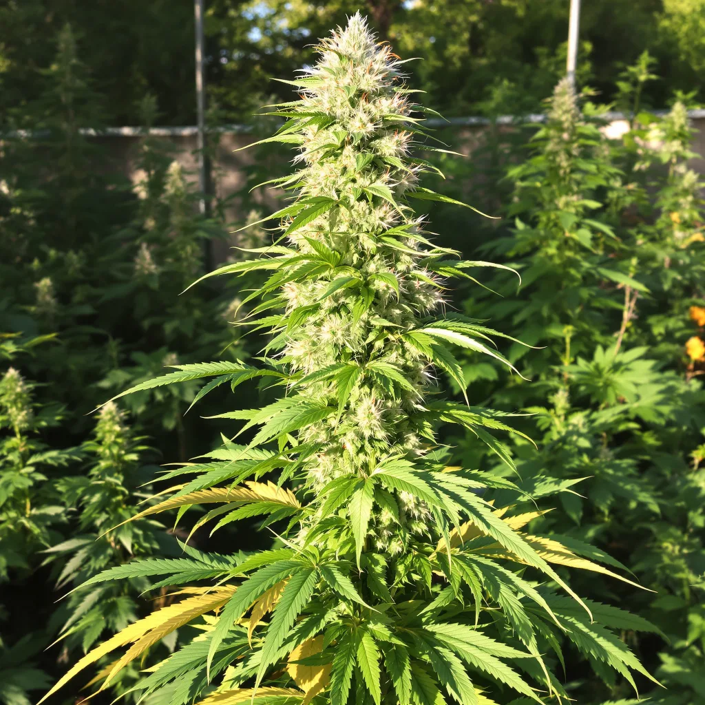 Sour Tangie 23% indica / 77% sativa — fleur avec trichomes visibles