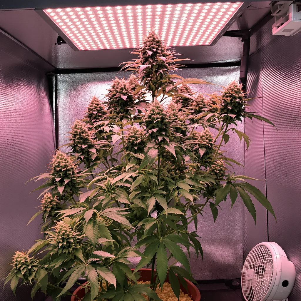 Plante de cannabis Sour Tsunami en floraison — 120-180 cm féminisée