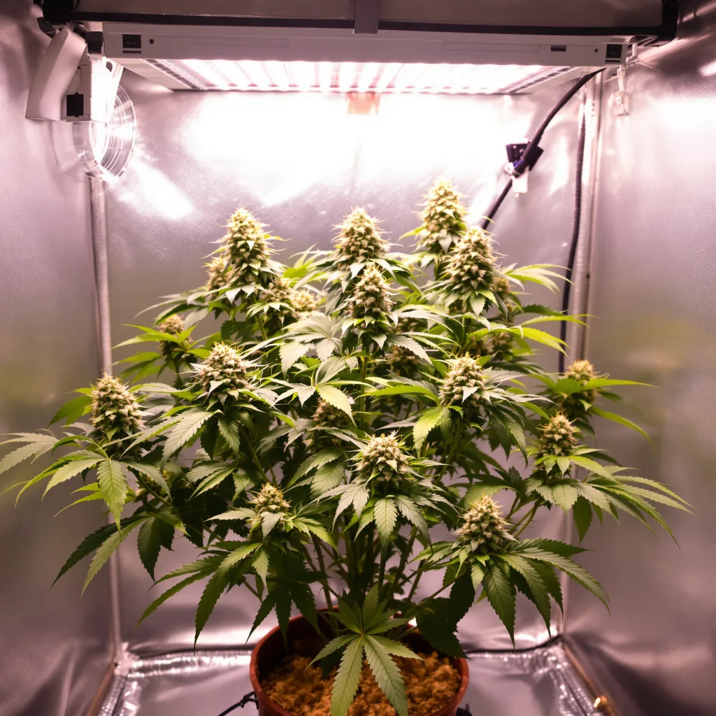 Plante de cannabis South Indian en floraison — 90-130 cm féminisée