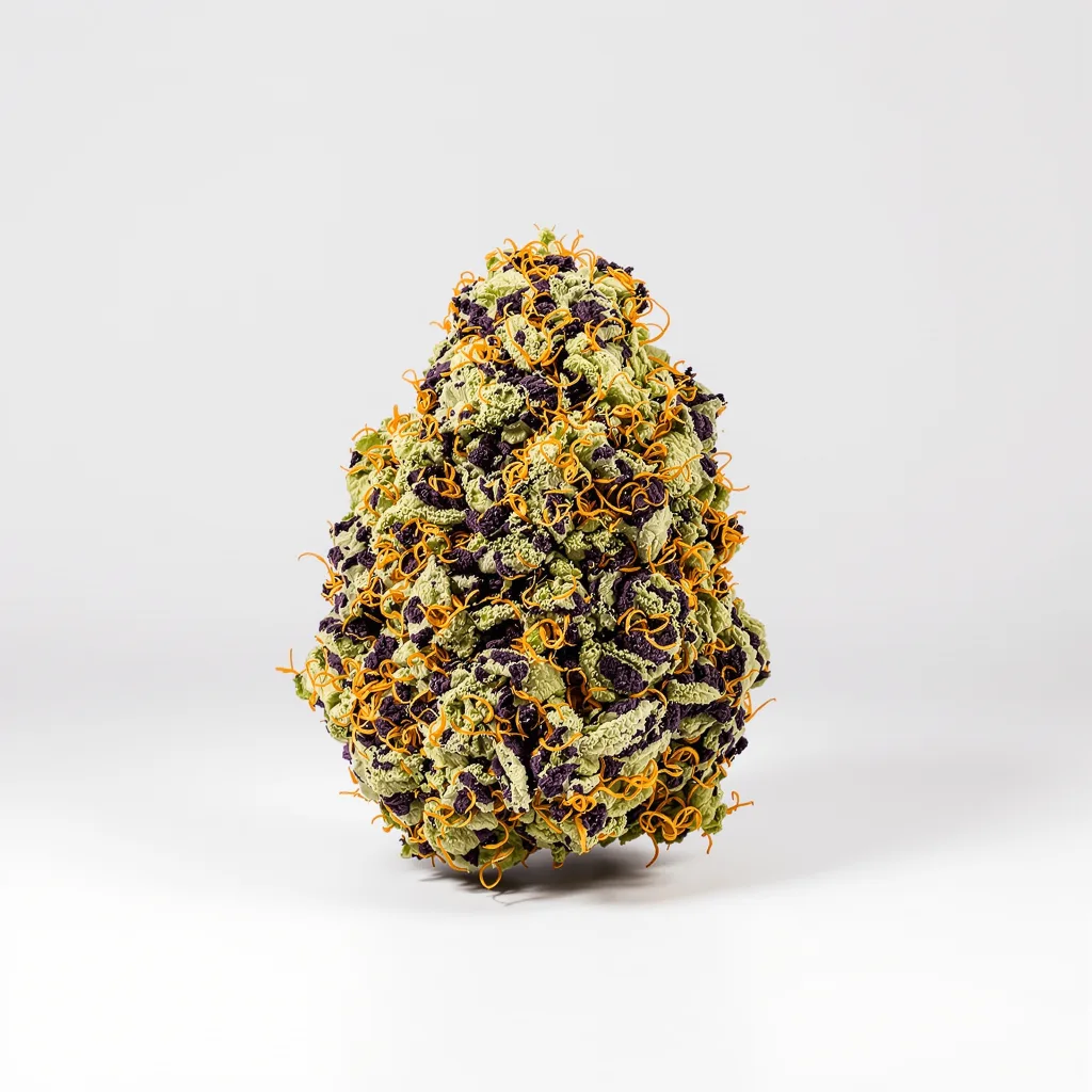 Special Reserve Black Lime 70% indica / 30% sativa — fleur avec trichomes visibles