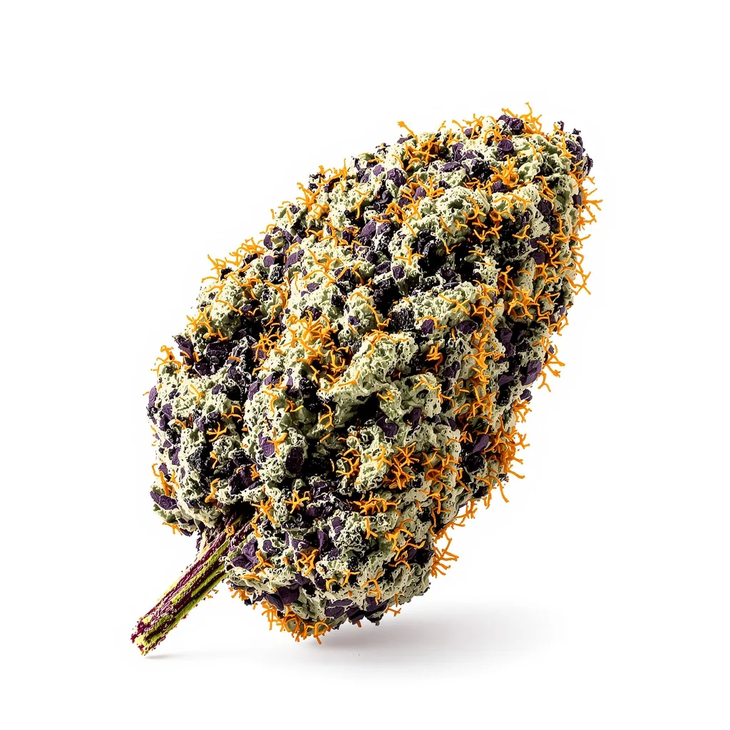 Star Killer 66% indica / 34% sativa — fleur avec trichomes visibles