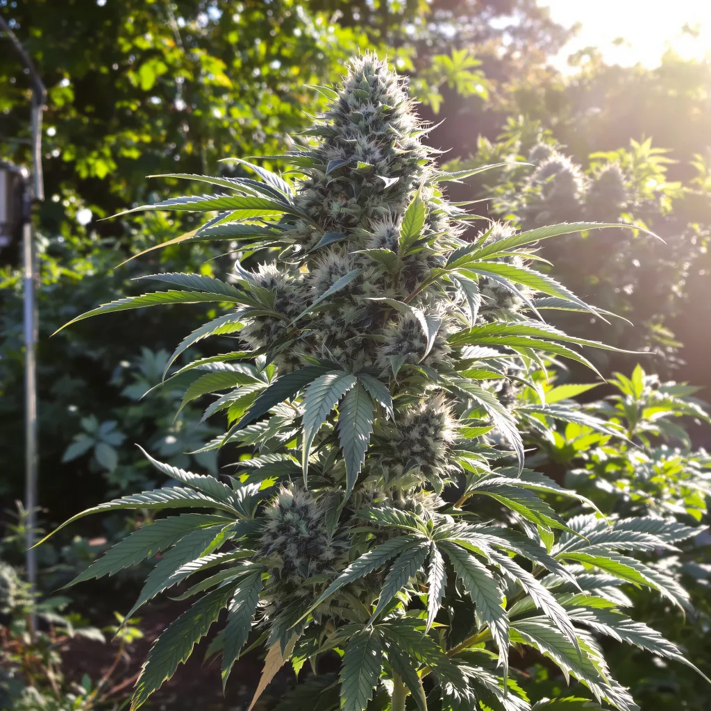 StarBud 76% indica / 24% sativa — fleur avec trichomes visibles