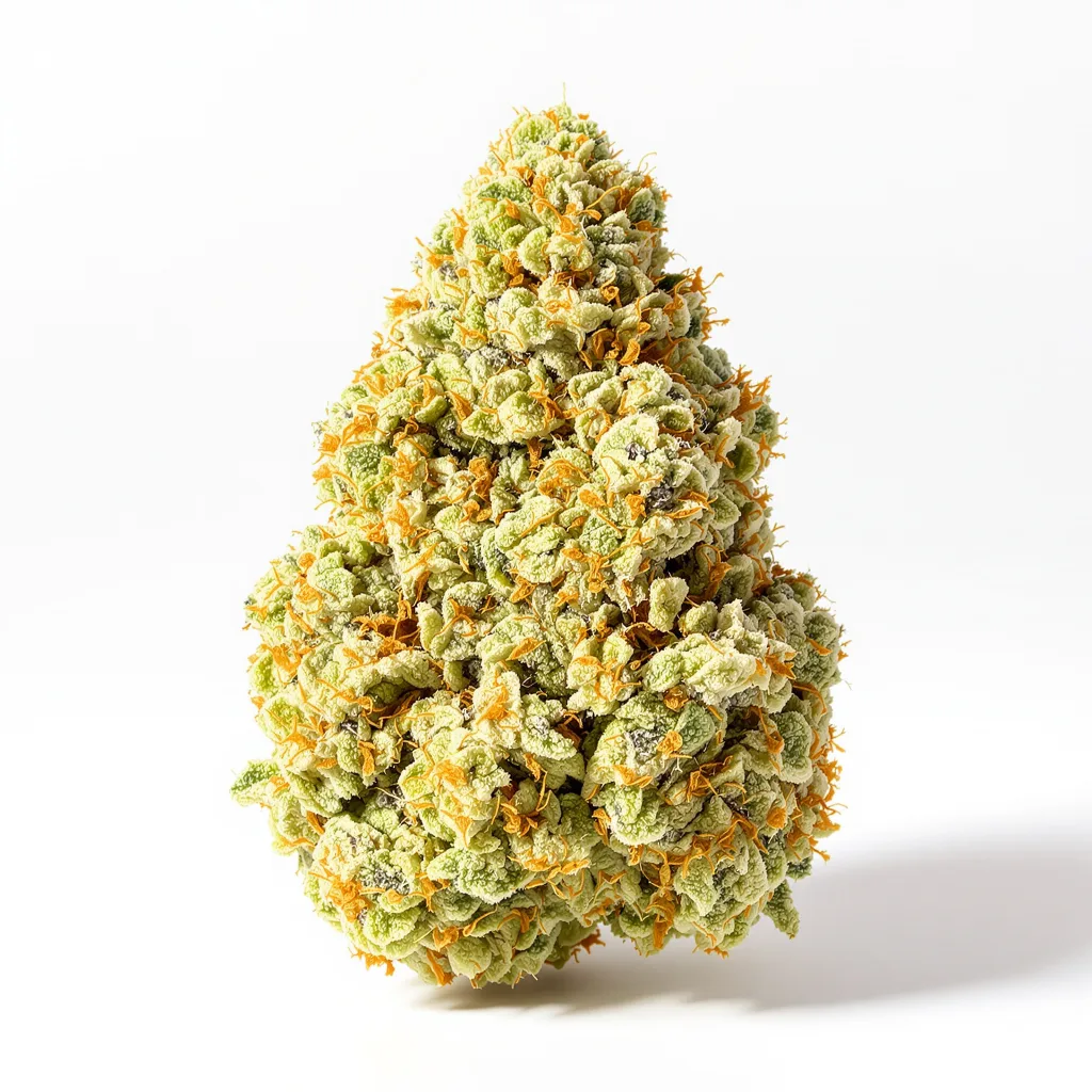 Stephen Hawking Kush CBD 49% indica / 51% sativa — fleur avec trichomes visibles