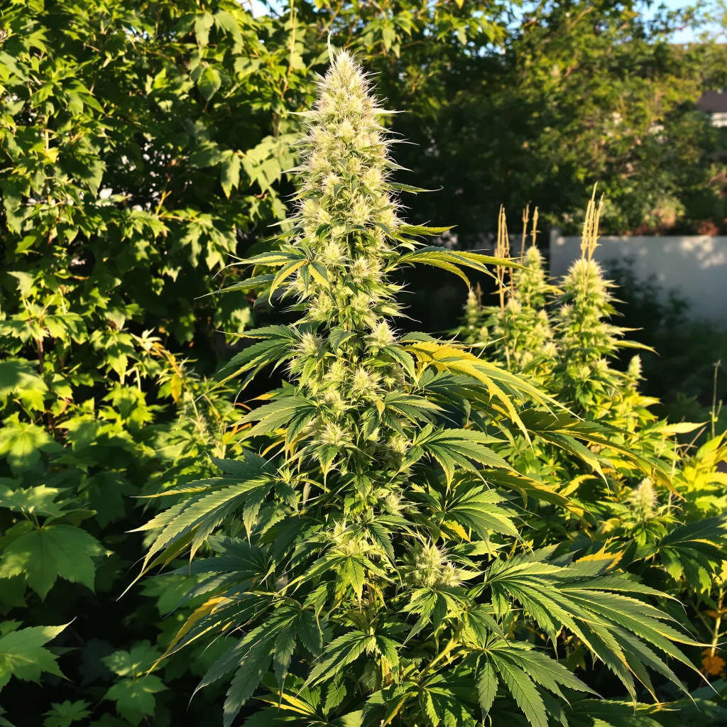 Steve's Dream Queen 20% indica / 80% sativa — fleur avec trichomes visibles