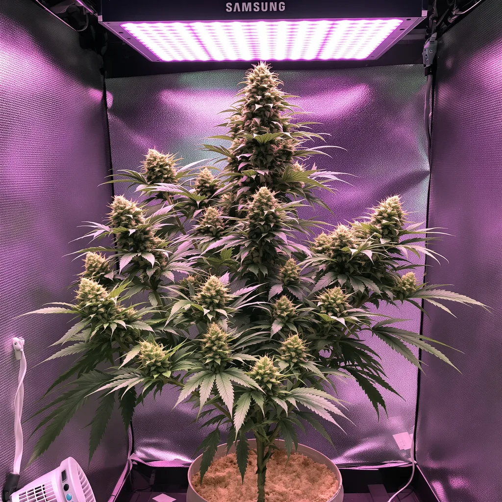Plante de cannabis Sticky Dickie en floraison — 60-100 cm autofloraison