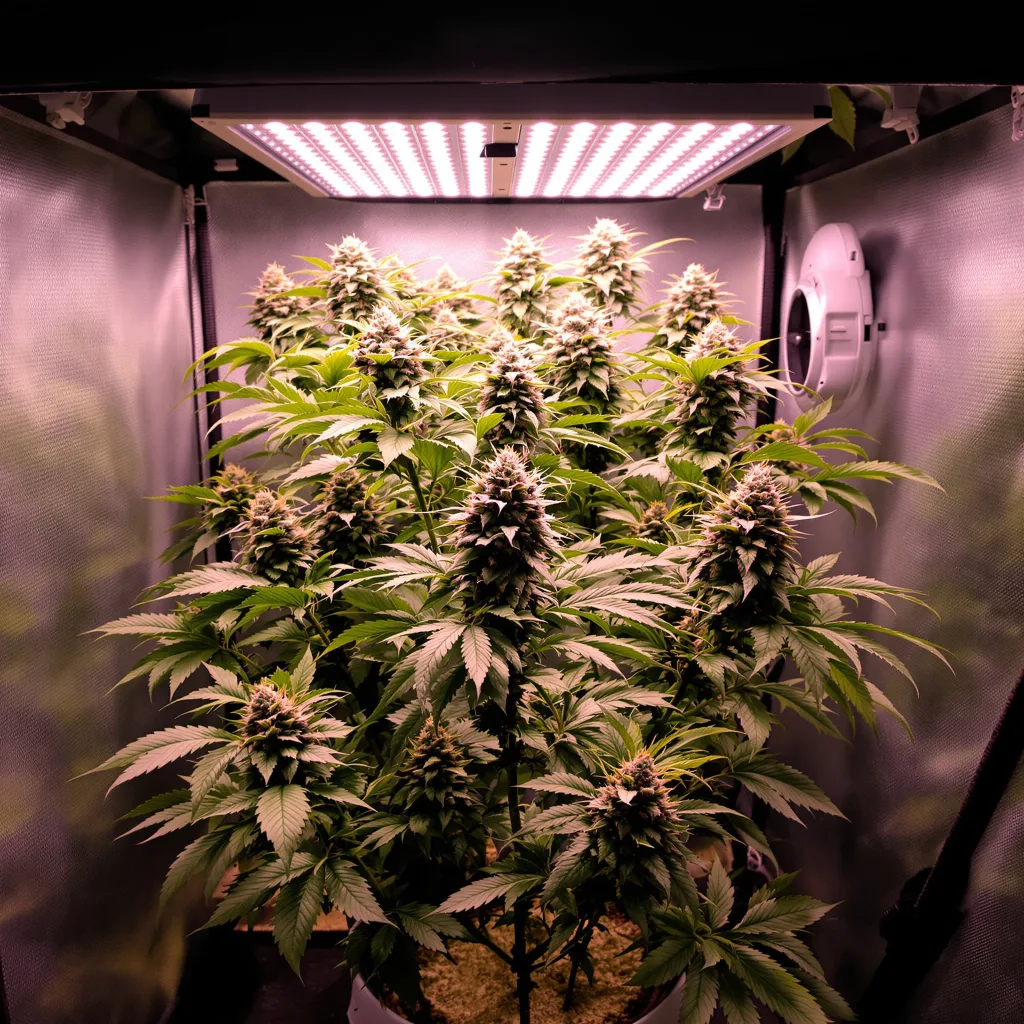 Plante de cannabis Stinking Rich en floraison — 90-130 cm féminisée