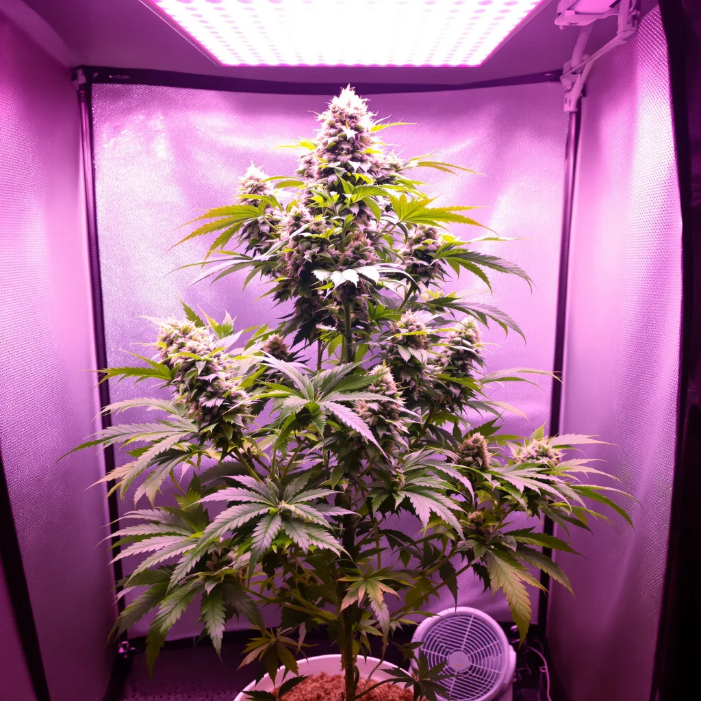 Plante de cannabis Strawberry Banana en floraison — 90-130 cm féminisée