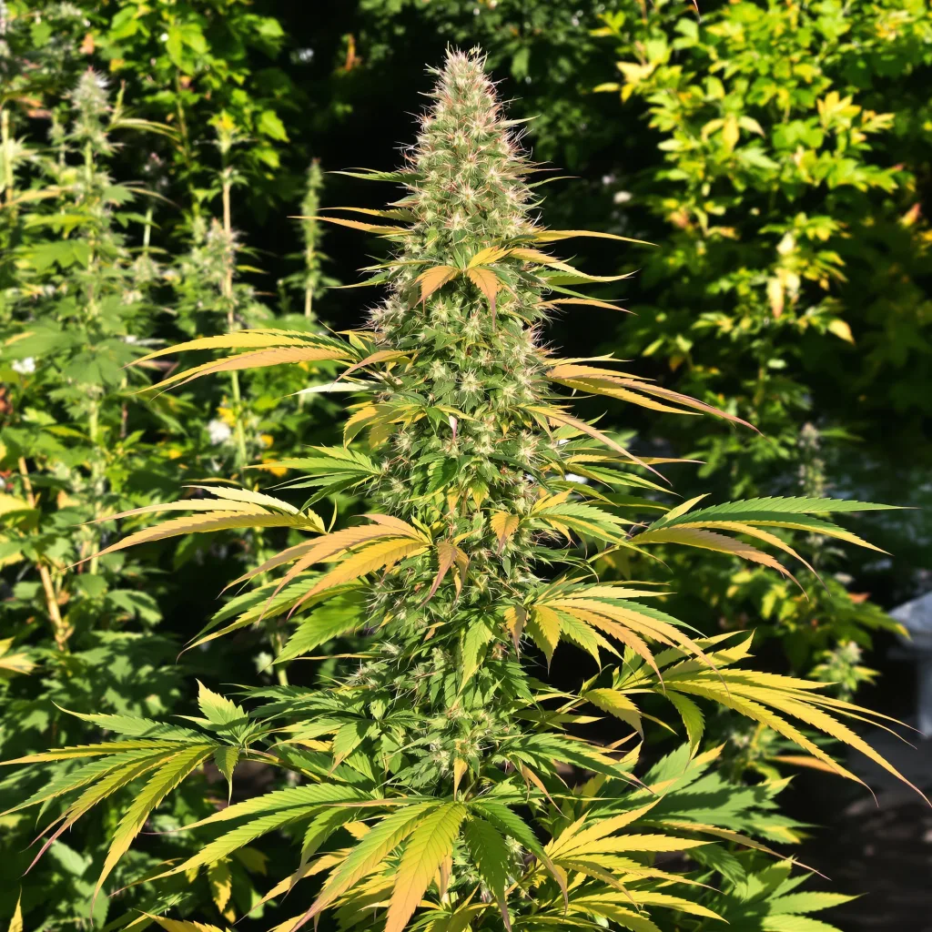 Strawberry Fields 60% indica / 40% sativa — fleur avec trichomes visibles