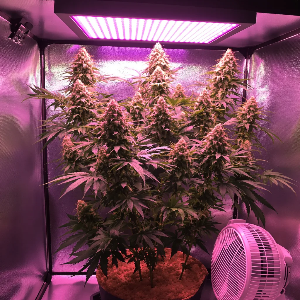Plante de cannabis Strawberry Gary en floraison — 120-180 cm féminisée