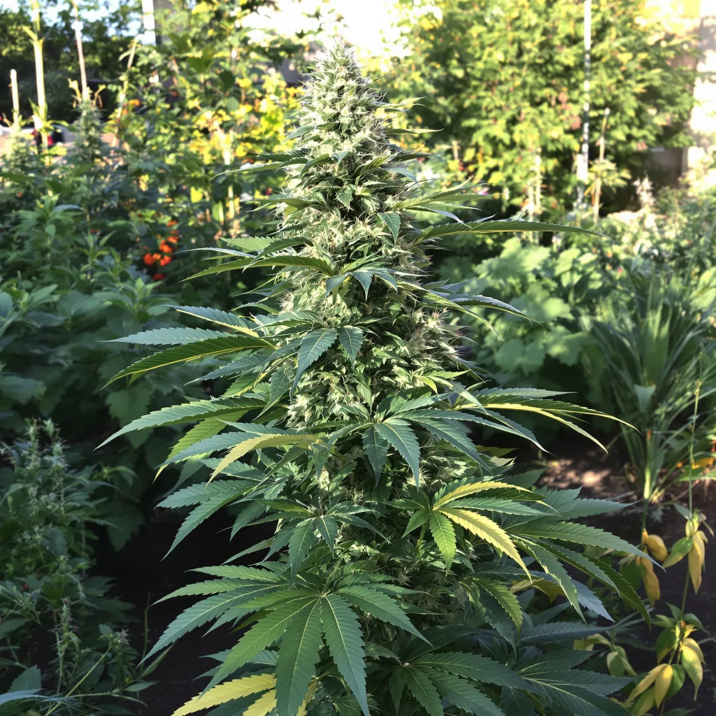 Strawberry Gorilla 70% indica / 30% sativa — fleur avec trichomes visibles