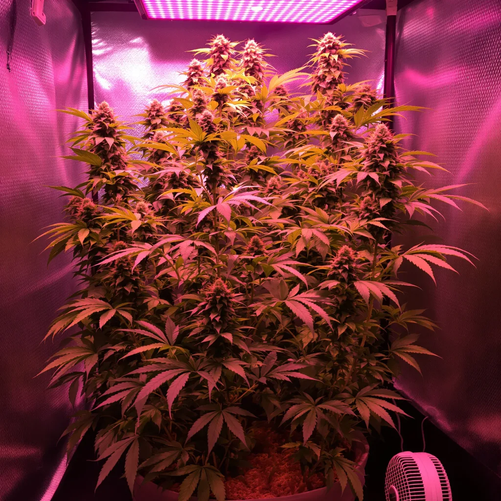 Plante de cannabis Strawberry Haze en floraison — 60-100 cm autofloraison