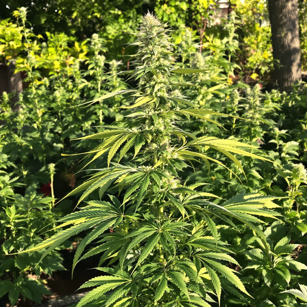Strawberry Haze 25% indica / 75% sativa — fleur avec trichomes visibles