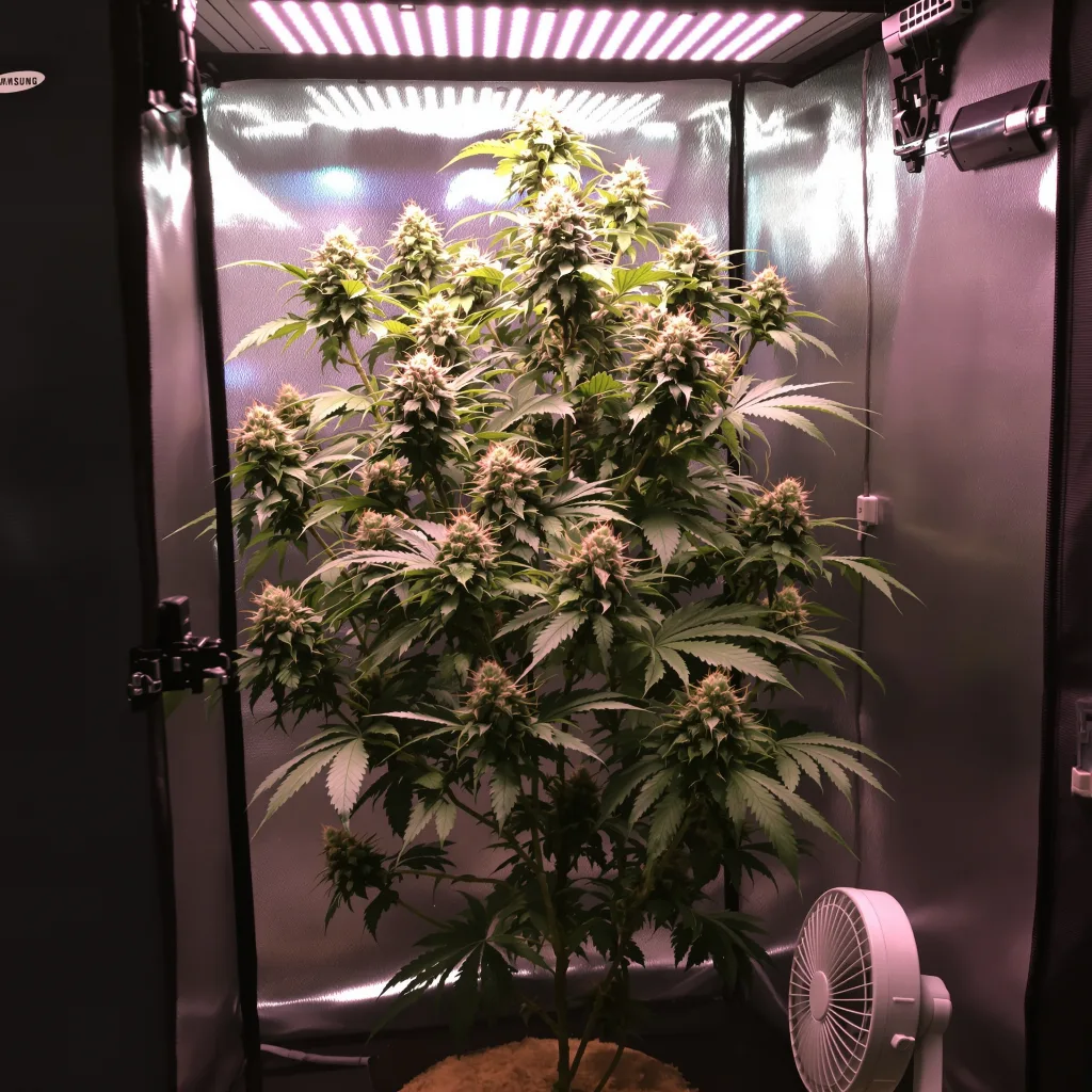 Plante de cannabis Strawberry Milkshake en floraison — 120-180 cm féminisée