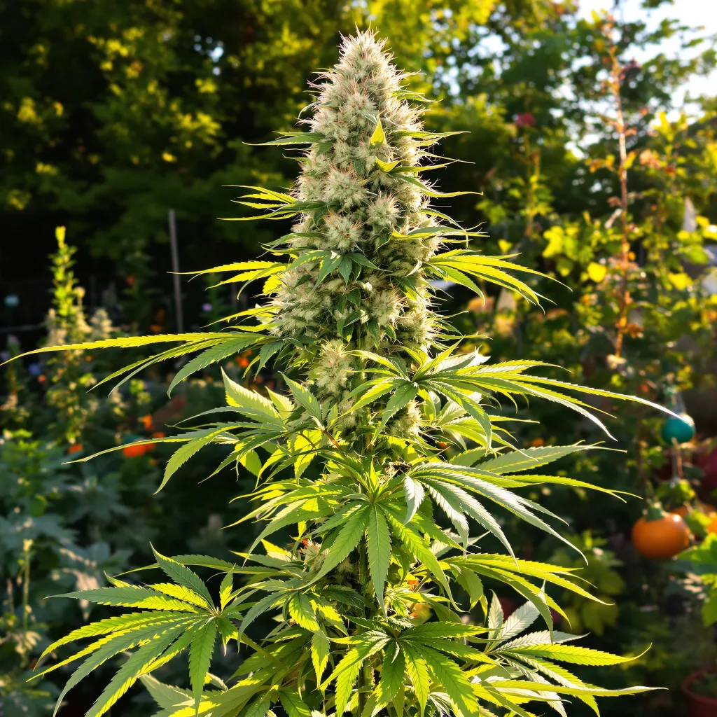 Strawberry Milkshake 48% indica / 52% sativa — fleur avec trichomes visibles