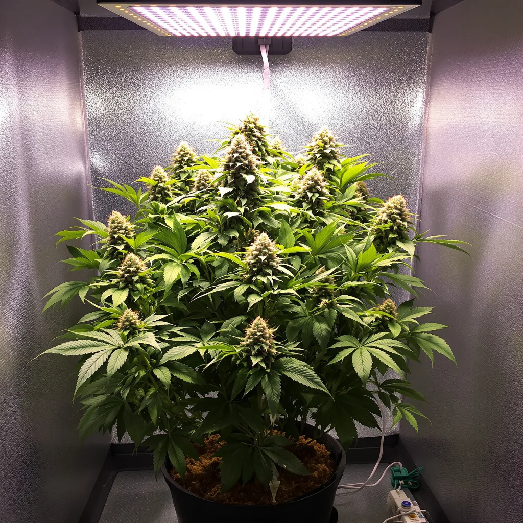 Plante de cannabis Sugar Kush en floraison — 90-130 cm féminisée