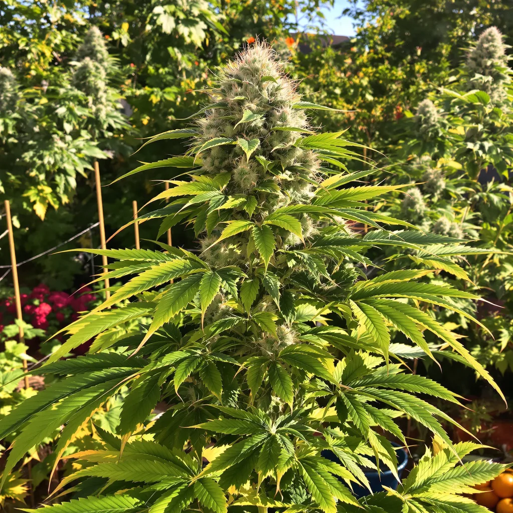 Sugar Mama 81% indica / 19% sativa — fleur avec trichomes visibles