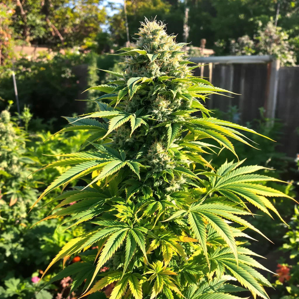 Sugar Shack 69% indica / 31% sativa — fleur avec trichomes visibles