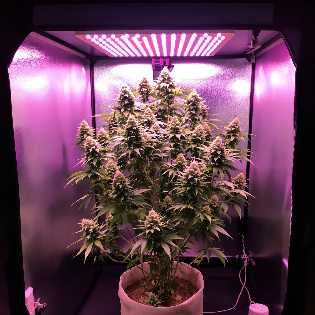 Plante de cannabis Sundae Driver en floraison — 120-180 cm féminisée