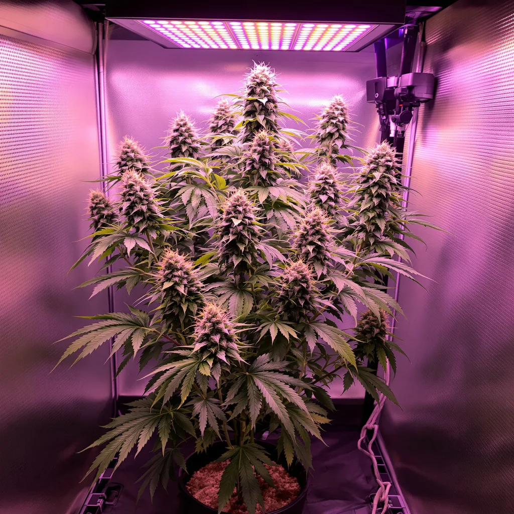 Plante de cannabis Sunrise en floraison — 120-180 cm féminisée