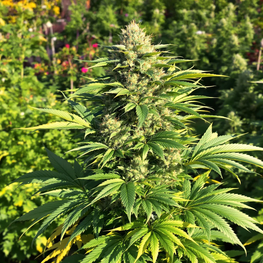Super Cheese 89% indica / 11% sativa — fleur avec trichomes visibles