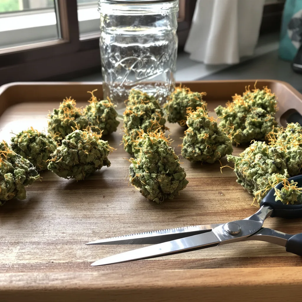 Super Green Crack 24% indica / 76% sativa — fleur avec trichomes visibles
