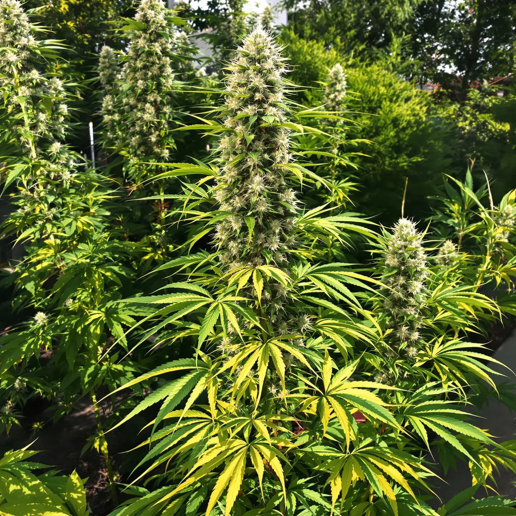 Super Green Crack 24% indica / 76% sativa — fleur avec trichomes visibles