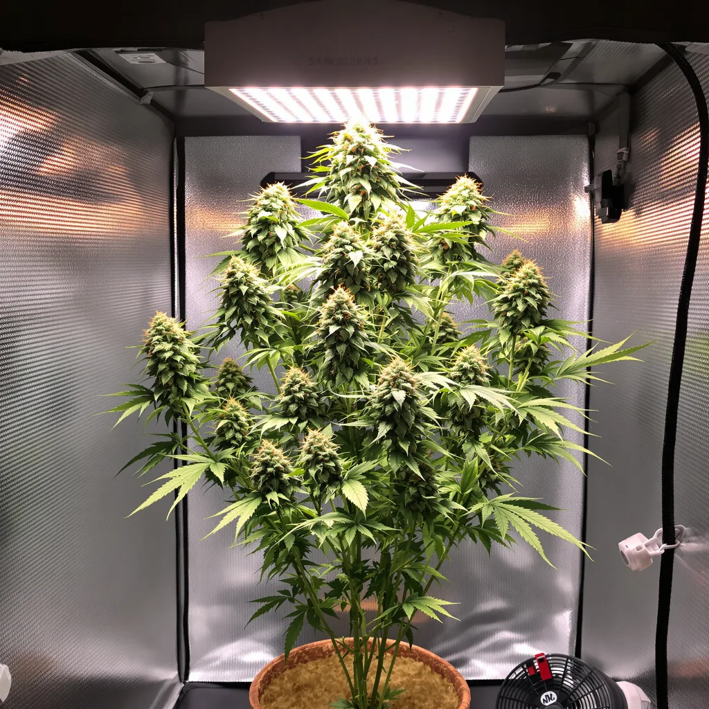 Plante de cannabis Super Jack en floraison — 60-100 cm autofloraison