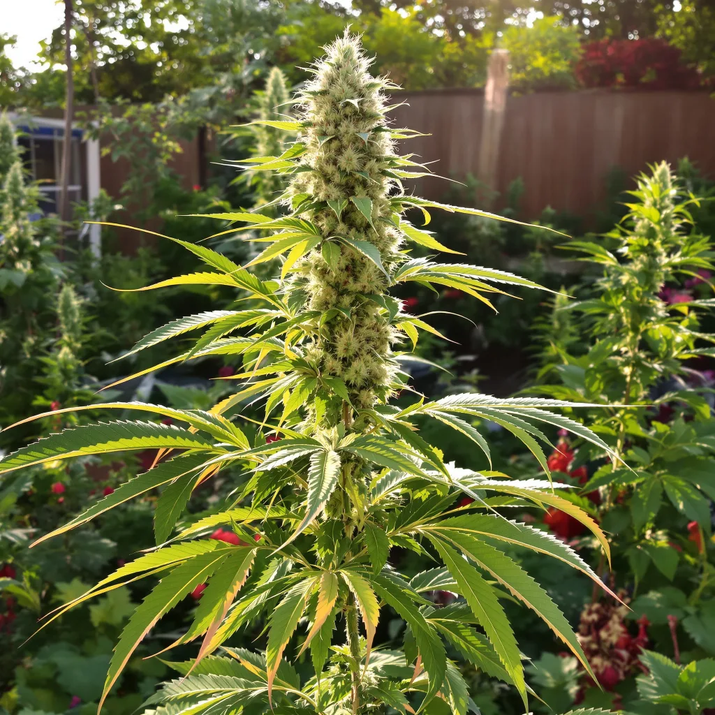 Super Jack 60% indica / 40% sativa — fleur avec trichomes visibles