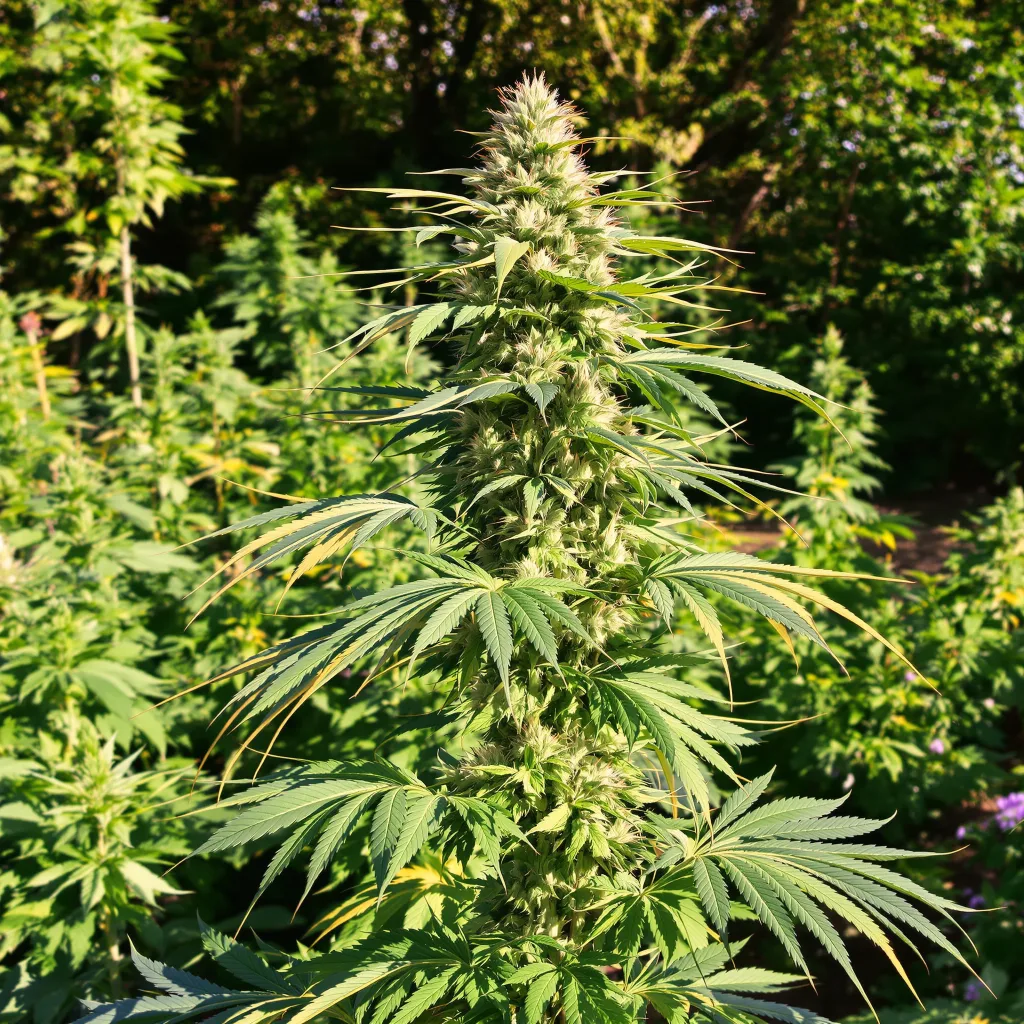 Super Silver Haze 6% indica / 94% sativa — fleur avec trichomes visibles