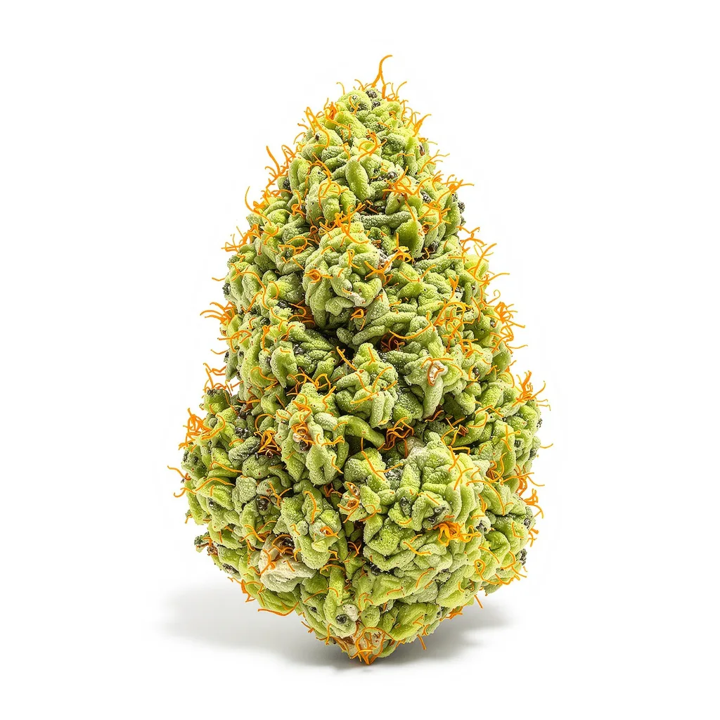 Super Silver Haze 6% indica / 94% sativa — fleur avec trichomes visibles